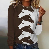 Kreatives T-Shirt Mit Animal-Print