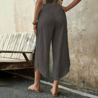 【Baumwolle Und Leinen】Bequeme Freizeithose