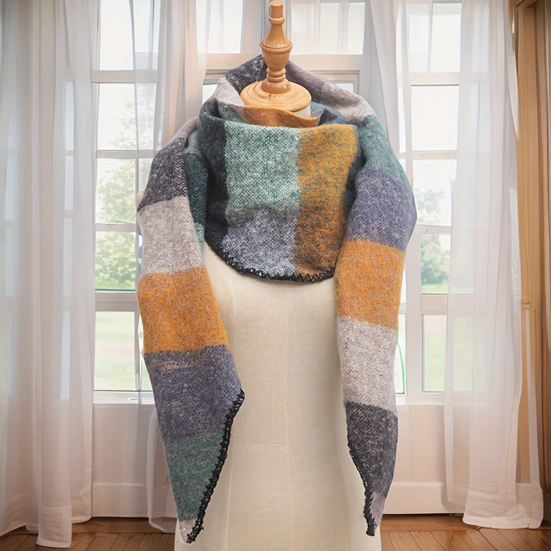 Warmer Karierter Schal
