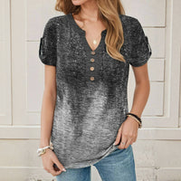Vintage-Bluse Mit Farbverlauf