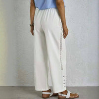【Baumwolle Und Leinen】Bequeme Freizeithose