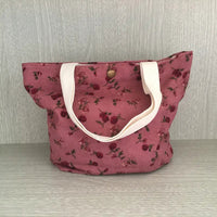 Vintage-Tasche Mit Blumendruck