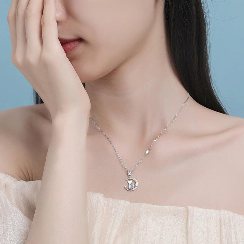 Kreative Katzenanhänger-Halskette