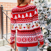 Lässiger Weihnachtlicher Strickpullover