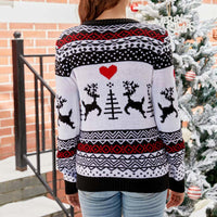 Lässiger Weihnachtlicher Strickpullover