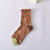Lässige Blumensocken
