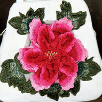 Ethnische Tasche Mit Blumenstickerei