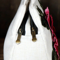 Ethnische Tasche Mit Blumenstickerei