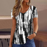 Vintage-Bluse Mit Farbverlauf