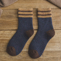 Gestreifte Warme Socken