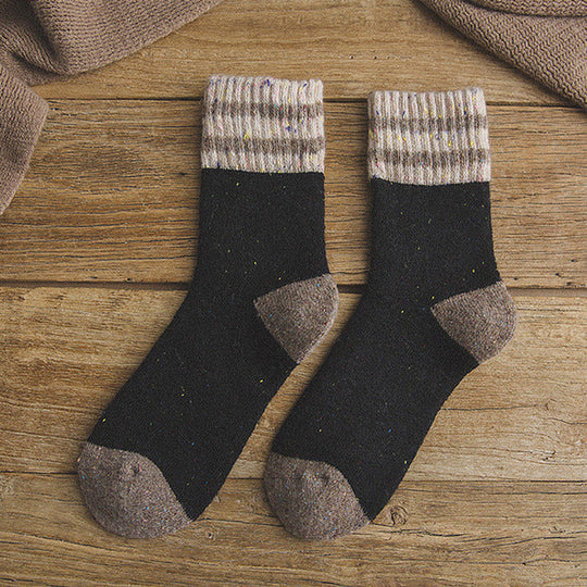 Gestreifte Warme Socken