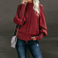 Eleganter Fester Strickpullover