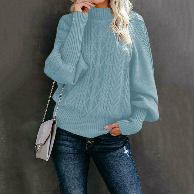 Eleganter Fester Strickpullover