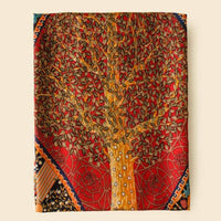 Vintage Schal Mit Ethno-Print