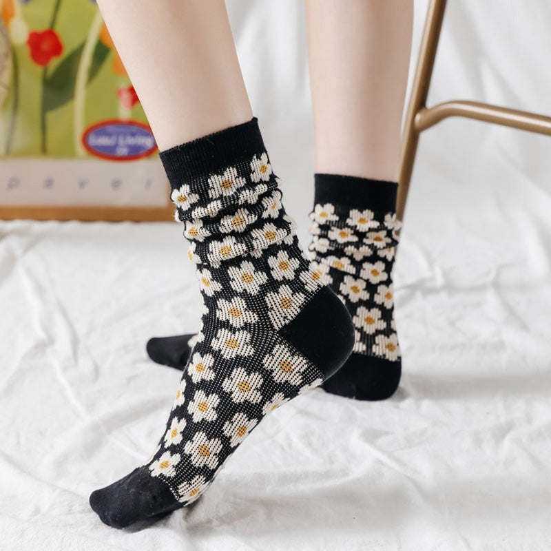 Vintage Blumensocken