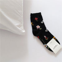 Vintage Blumensocken