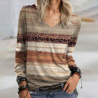 Vintage-T-Shirt Mit Farbverlauf