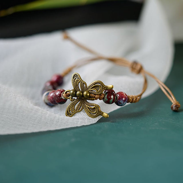 Schmetterling Geflochtenes Armband