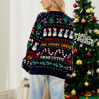 Lässiger Weihnachtlicher Strickpullover