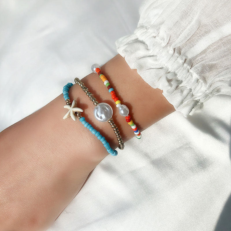 Boho-Perlenarmband-Set