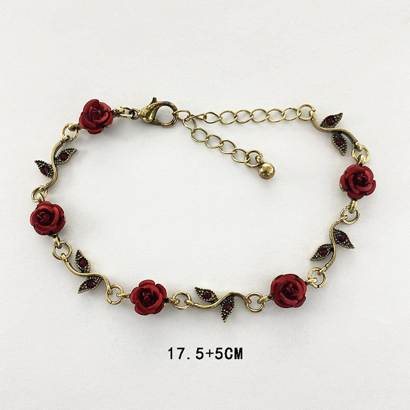 Elegantes Vintage Rosenarmband