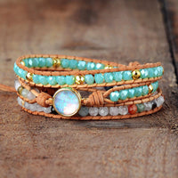 Boho Geflochtenes Perlenarmband