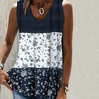 Vintage Tanktop Mit Farbblock