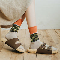 Vintage Blumensocken