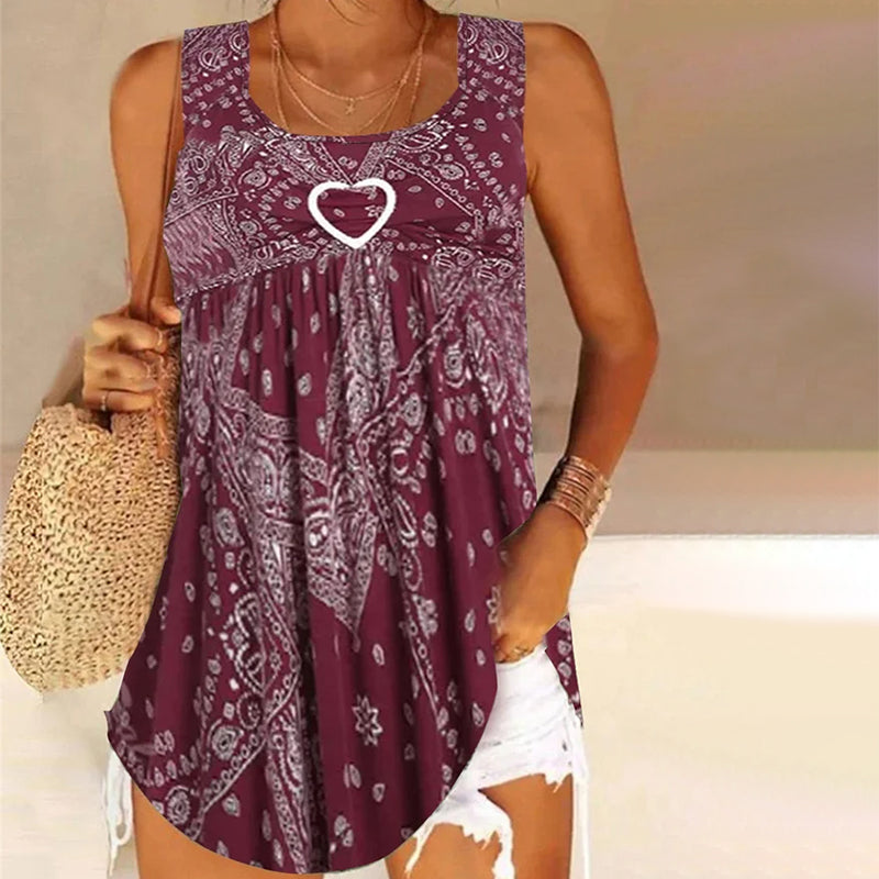 Tanktop Mit Vintage-Druck