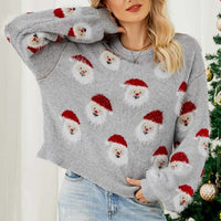 Lässiger Weihnachtlicher Strickpullover