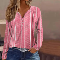 Lässige Bluse Mit Polka Dots