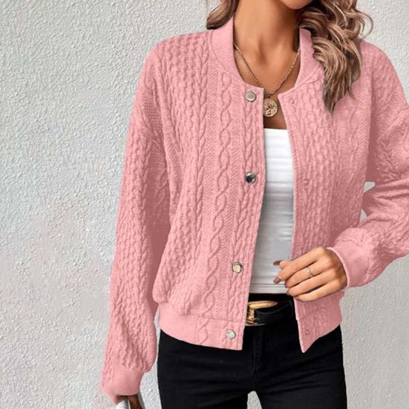 Lässige Gestrickte Strickjacke