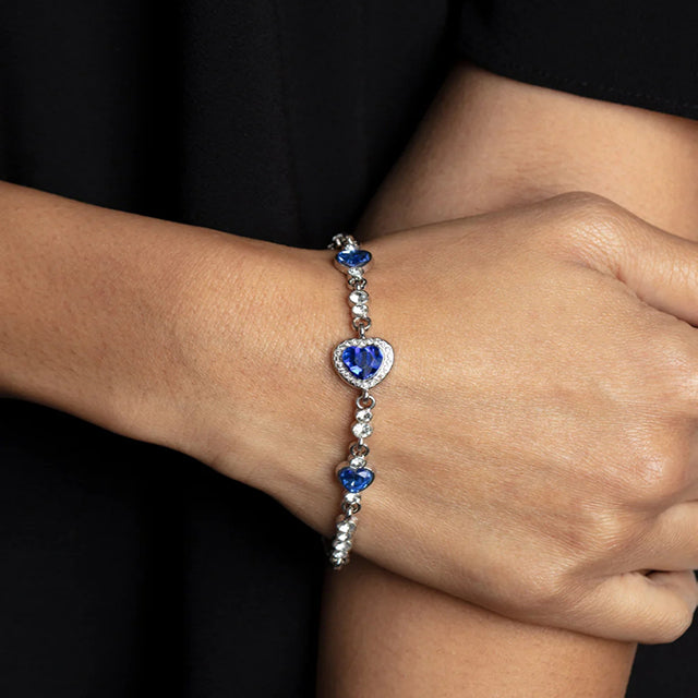 Herz-Kristall-Armband