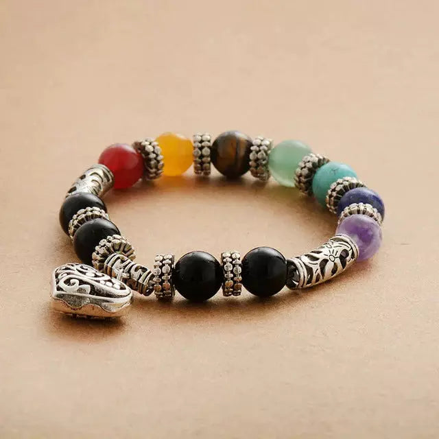 Buntes Herz-Armband