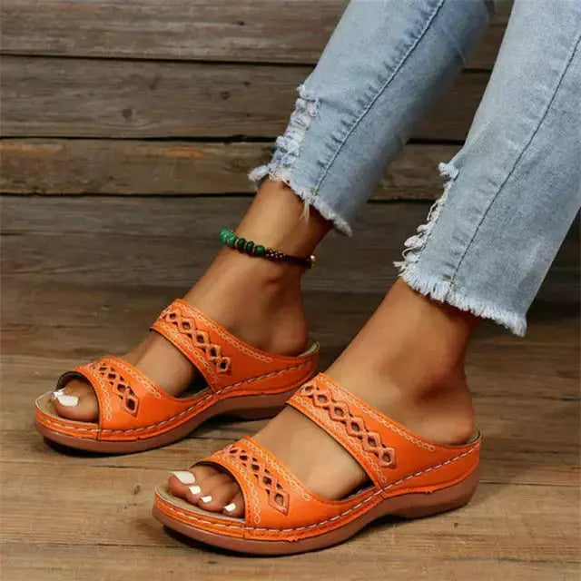 Vintage Hohle Hausschuhe