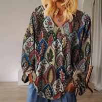 Vintage T-Shirt Mit Blumendruck