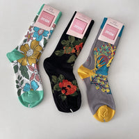 Vintage Blumensocken