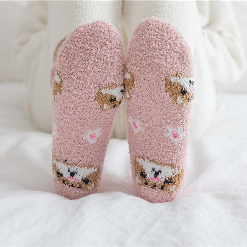 Wärme Socken Mit Katzen-Druck