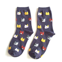 Lässige Socken Mit Katzenmuster