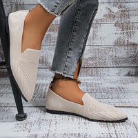 Mesh-Schuhe Mit Spitzer Spitze