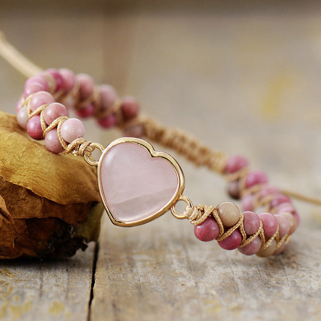 Elegantes Herz-Perlen-Armband