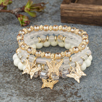 Boho Schmetterling Perlenarmband