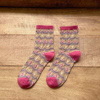 Vintage Jacquard-Socken