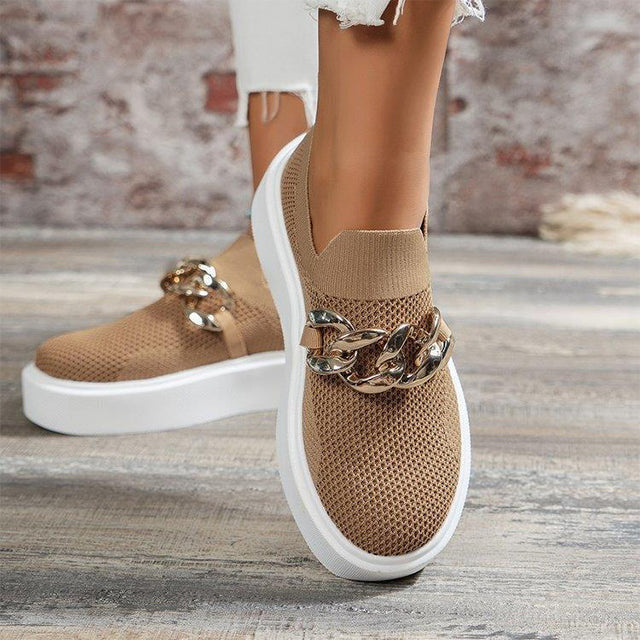 Atmungsaktive Plateauschuhe