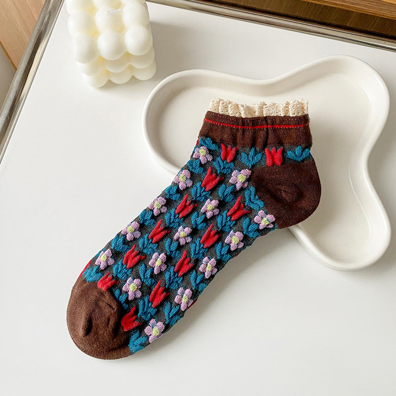 Lässige Retro-Socken
