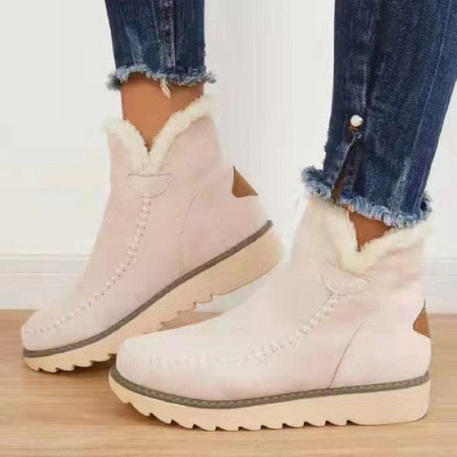 Warme Schneestiefel Mit Dicker Sohle