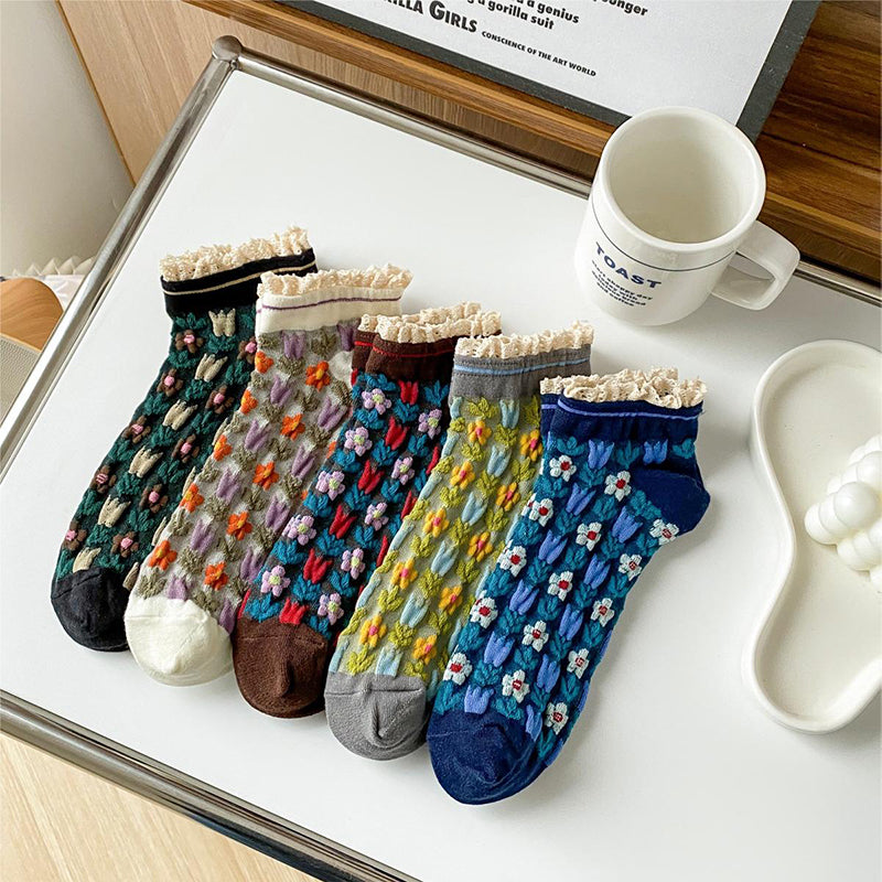 Lässige Retro-Socken