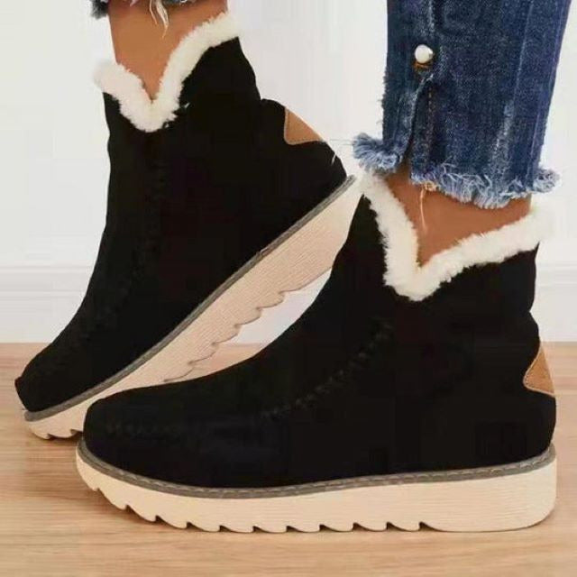 Warme Schneestiefel Mit Dicker Sohle