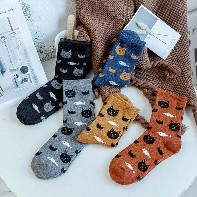 Packung Mit 5 Paar Socken Mit Animal-Print