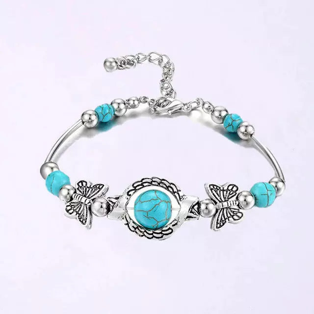 Schmetterling Perlen Armband